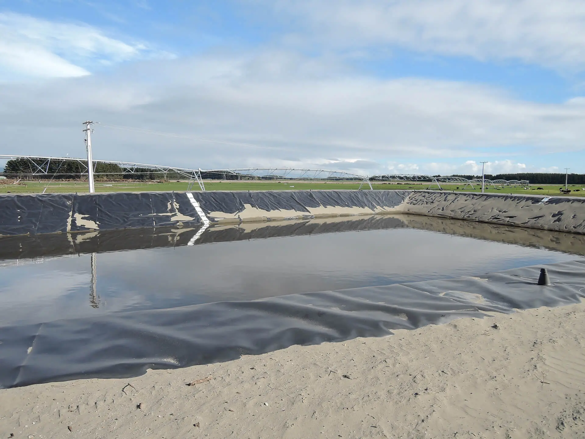HDPE Effluent Pond