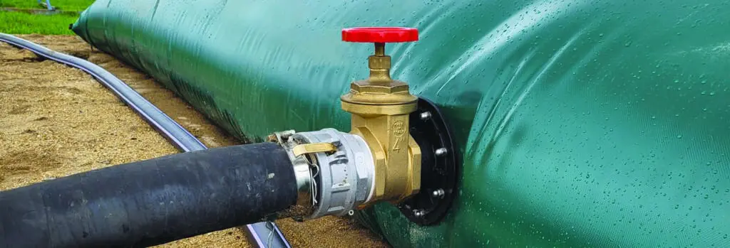 Mixing & Draining Effluent Bladders: What You Need to Know… 6 Nevada Bladder Tank inlet/outlet valve