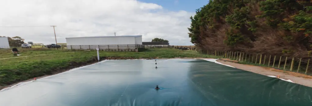 Effluent Storage: Is a Bladder Tank the Right Choice? 11 Nevada Bladder Tank Close Up, cow shed in background