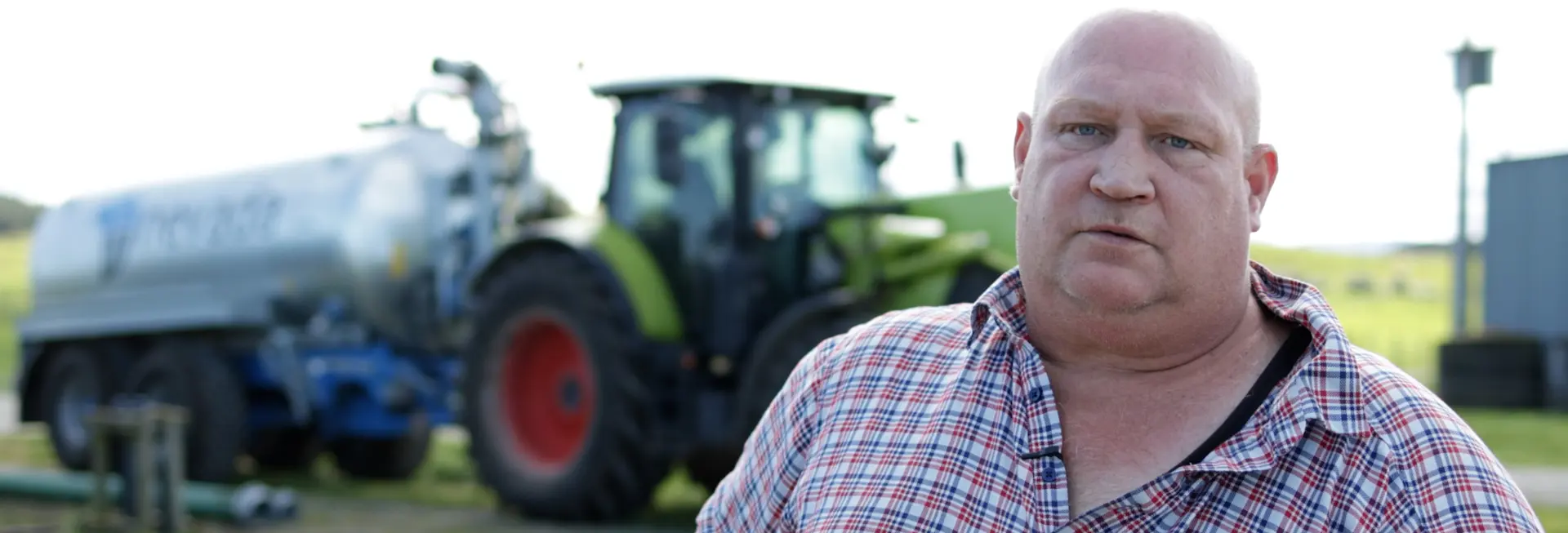 Alan Couburn with his Nevada Slurry Tanker