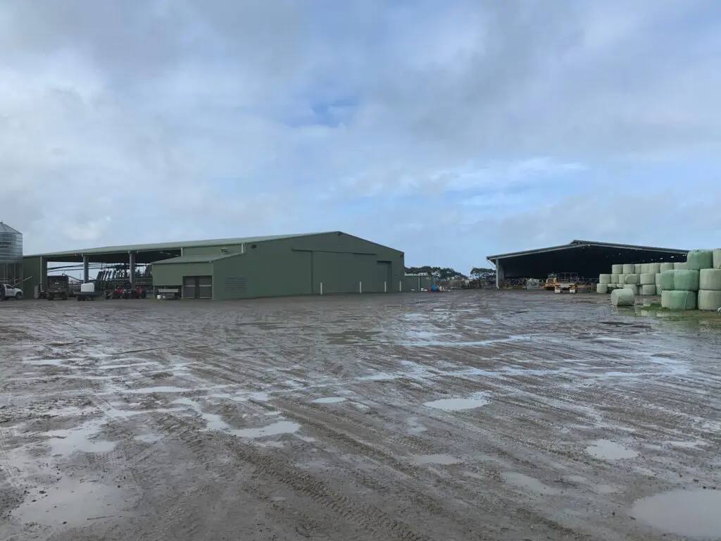 Ian and his son Matthew caused a stir in South Gippsland 3 Ian Conn Farm Shed