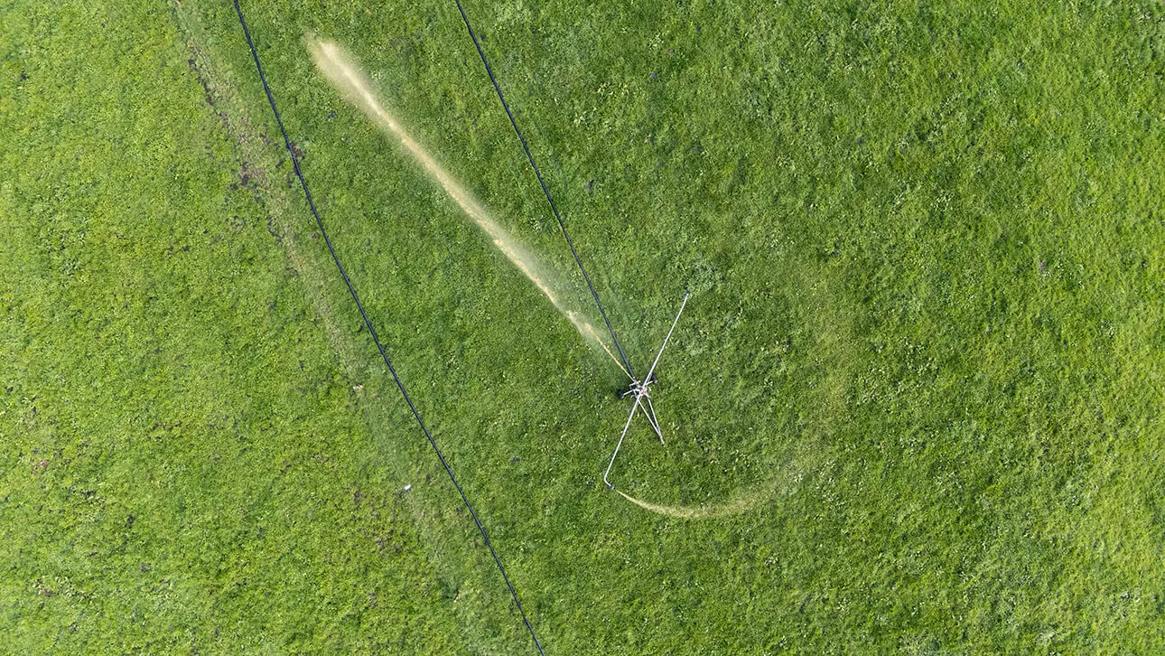Nevada Greenback Magnum Travelling Irrigator top view