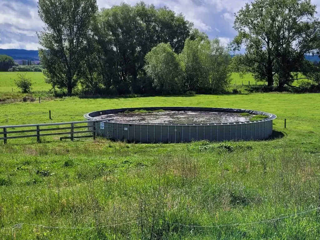 Effluent Storage Showdown 2 Abbove ground effluent tank