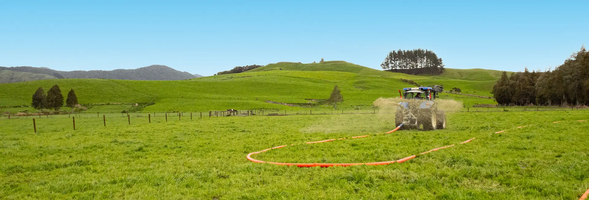 Drag hose system with rainwave