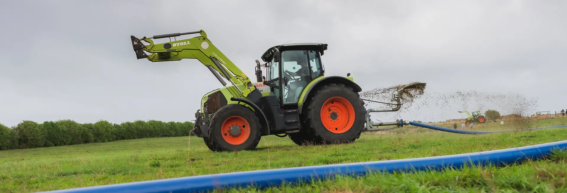drag hose system with rainwave