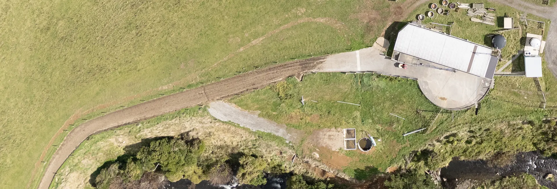 Nevada Stone Trap view from the air