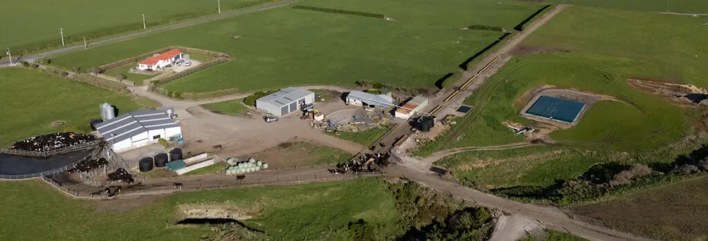 How much effluent storage do you need? 12 Nevada Hero Submersible Pumps, farm from the air
