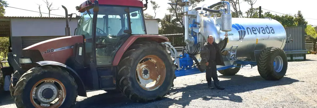 Alan's Farm Is Now Odour Free, thanks to his Slurry Tanker! 3 Alan's keepngeveryone happy with hi new Nevada Single Axle Slurry Tanker