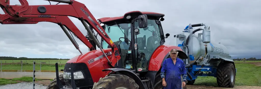 Dave's Keeping The Cows Happy 10 Dave and his Nevada Single Axle Slurry Tanker