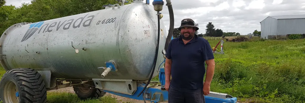 Lawrence Has More Control Of His Effluent Management 8 Lawerence and his Nevada Single Axle Slurry Tanker