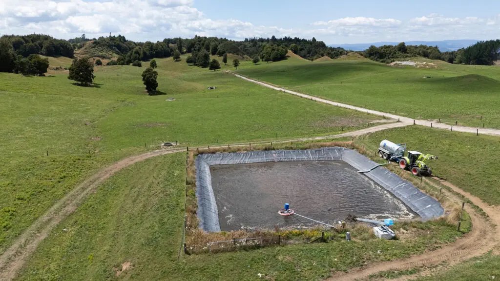 Working out the Appropriate Size for your Effluent Pond 3 Lined Effluent pond with Nevada Slurry Tanker