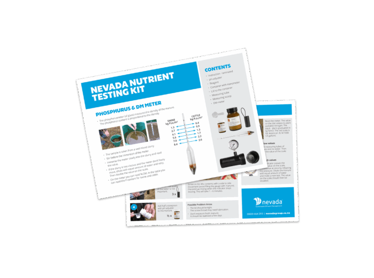Nevada Nutrient Testing Kit Instructions