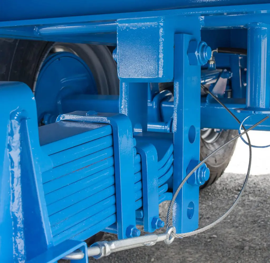 Nevada leaf drawbar suspension