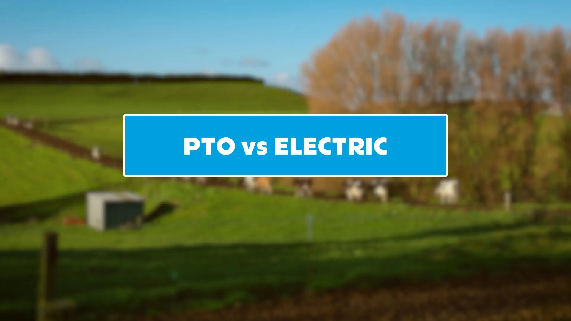 PTO vs Electric Effluent Systems