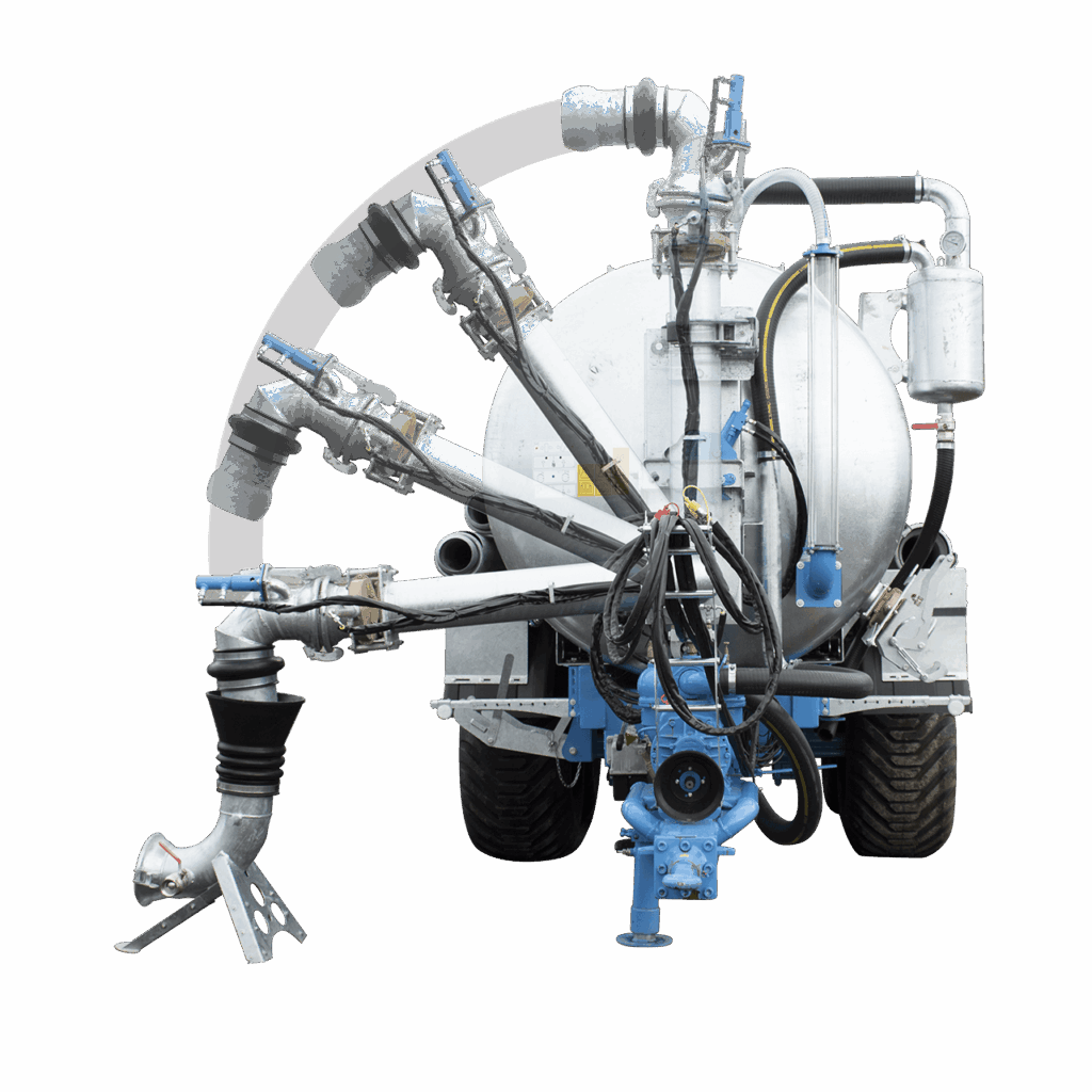 Slurry Tankers: Do I Need Auto-Fill? 1 Nevada Slurry Tanker with 8 inch Auto Fill Arm Product shot showing arm movement