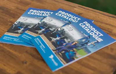 Nevada Product Catalogues on table