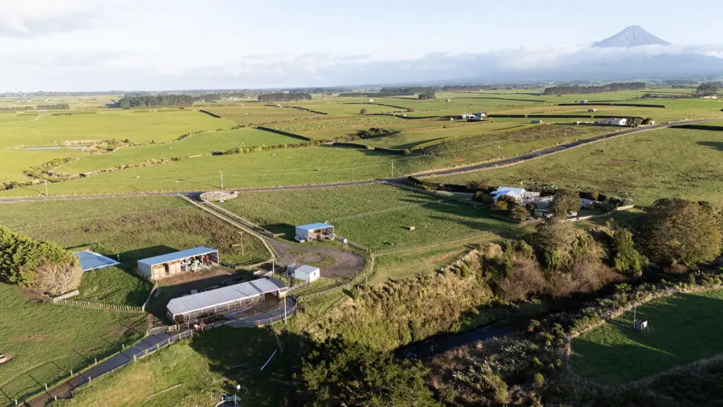 Trevor upgraded to a Nevada Bladder Tank 1 Drone shot of Trevor McCallums Nevada Bladder Tank in South Taranaki NZ