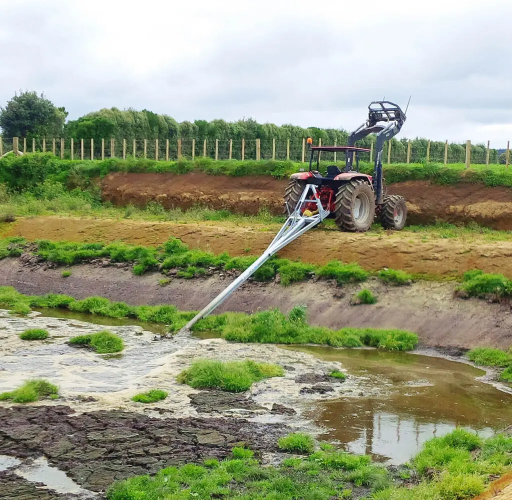 Nevada TurboStir PTO Effluent Pond Stirrer in Action
