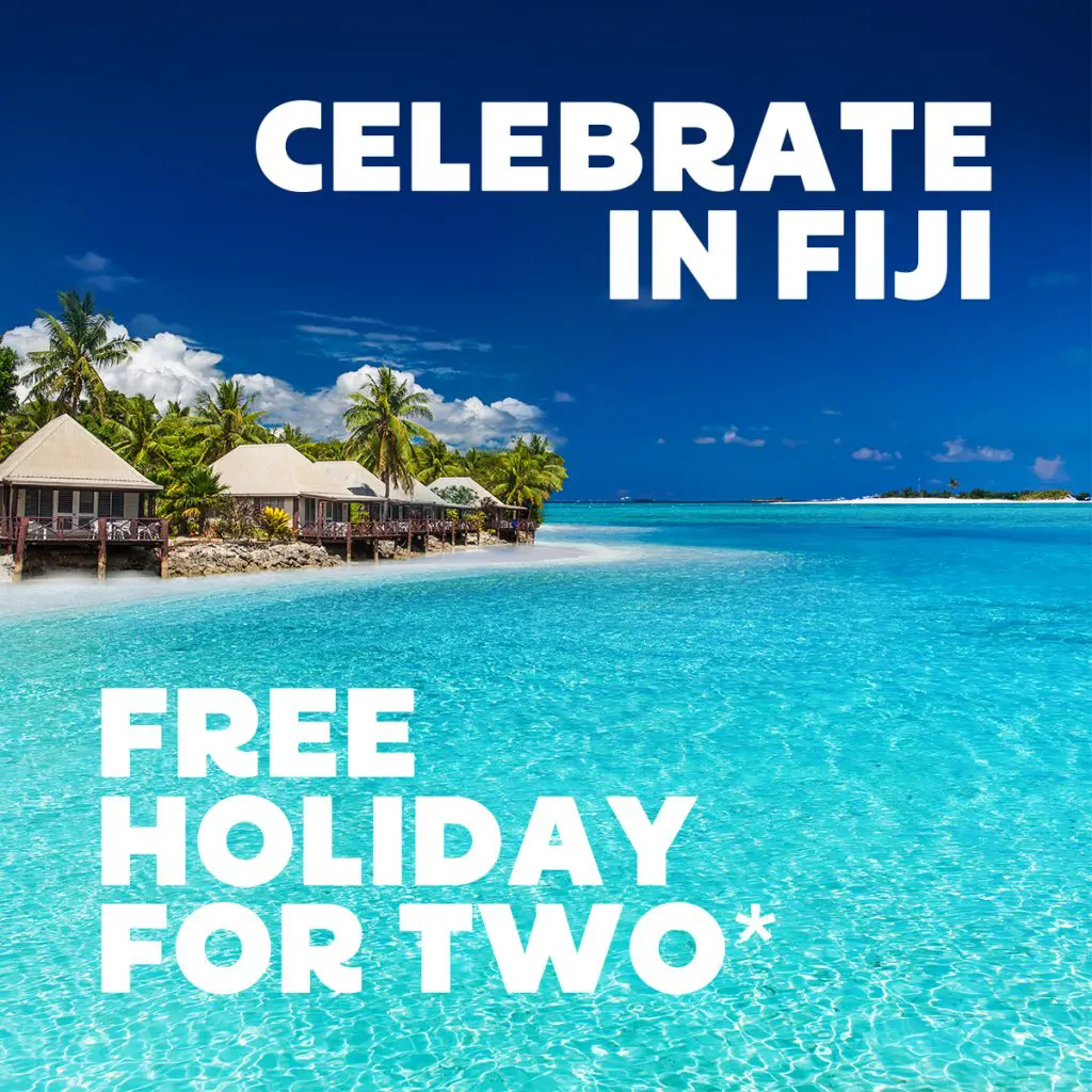 Slurry Tankers June Promo - FREE Trip to FIJI 1 Celebrate in Fiji, FREE Holiday for Two*