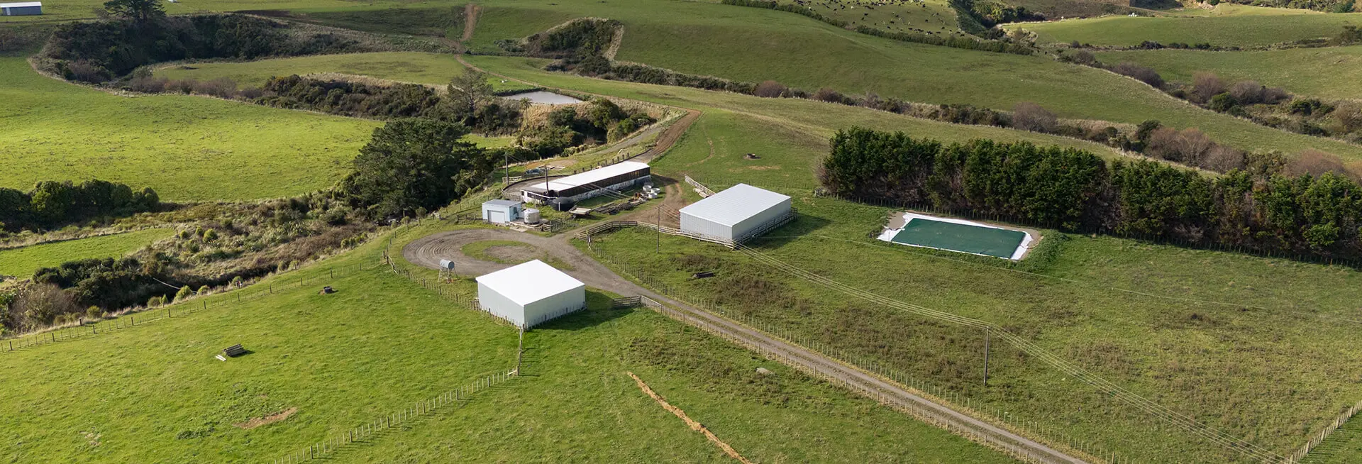 Nevada Effluent Bladder Tank, Taranaki Dairy farm