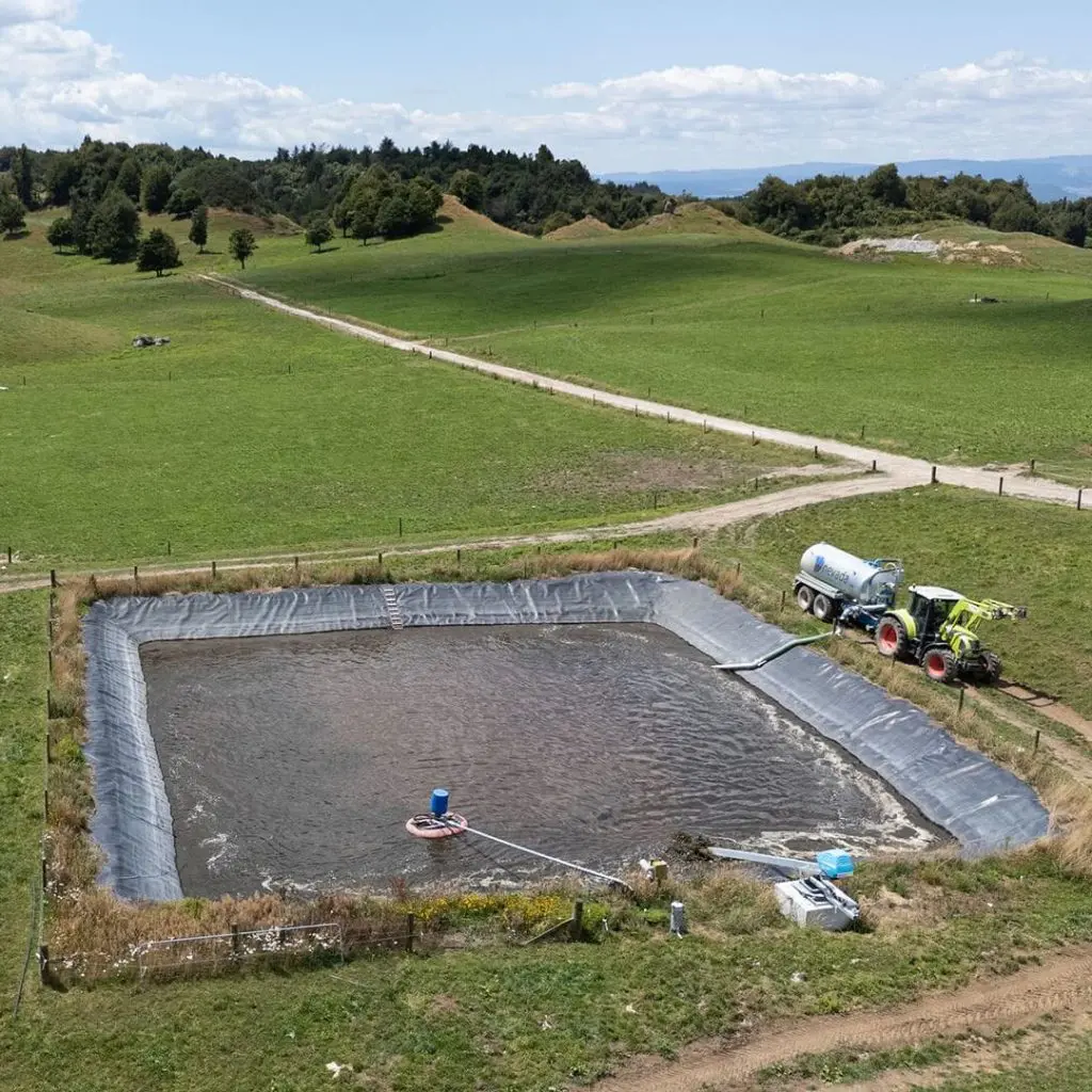 Making the Most of Effluent for Irrigation 1 Lined Effluent pond with Nevada Slurry Tanker