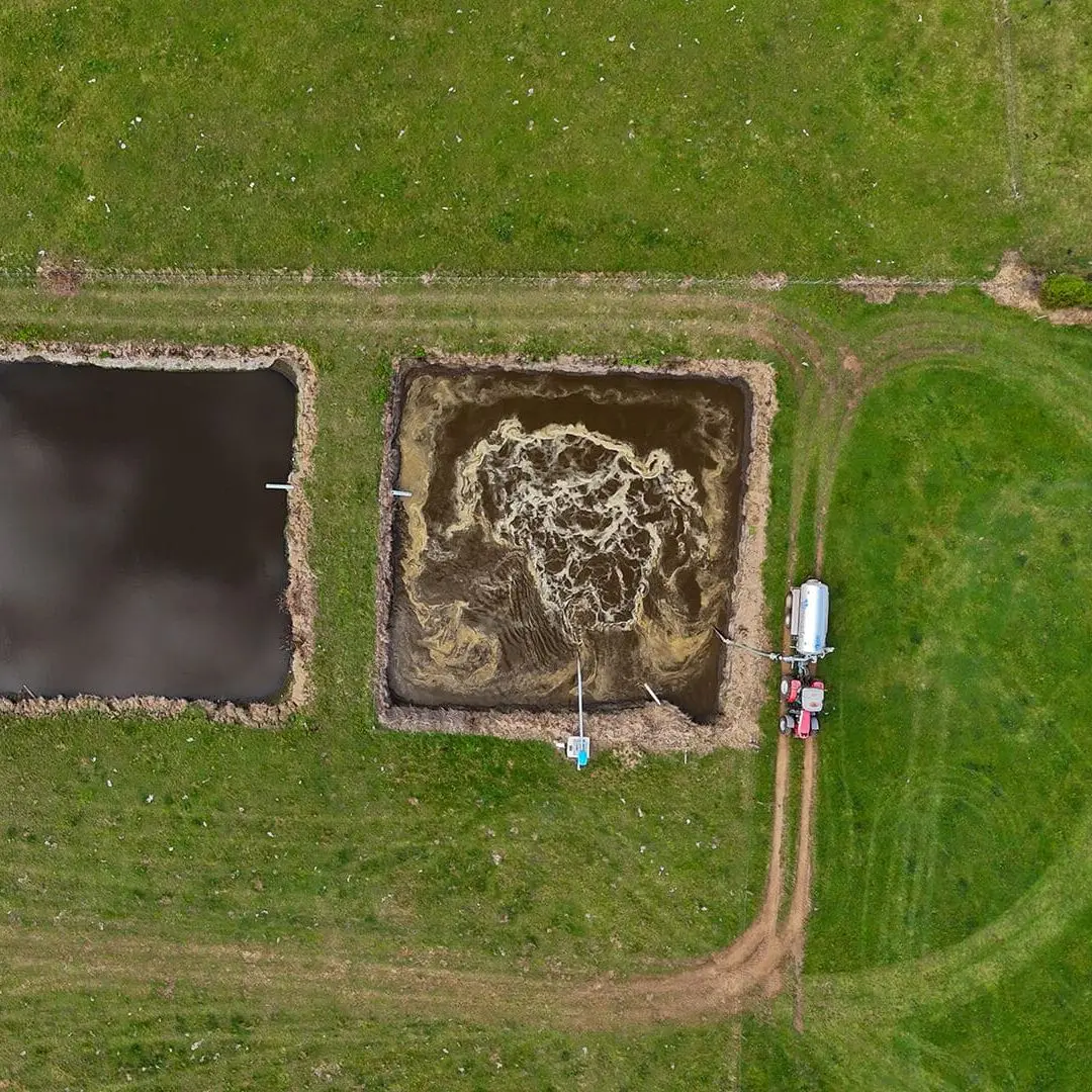 Farm Dairy effluent ponds