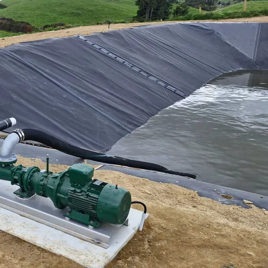 Health and Safety Around your Effluent Pond 1 Effluent pond set-up with safety escape ladder