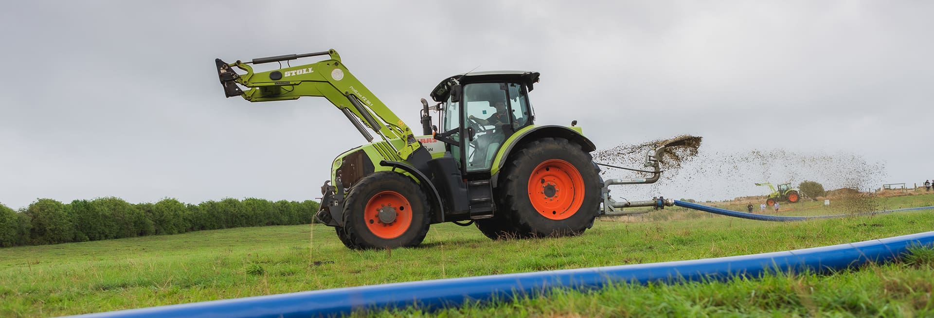 drag hose system with rainwave
