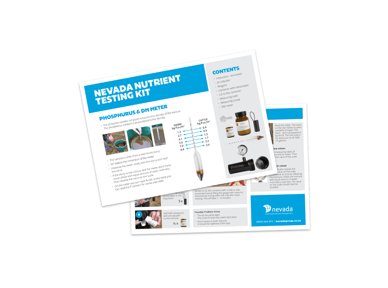 Nevada Nutrient Testing Kit Instructions