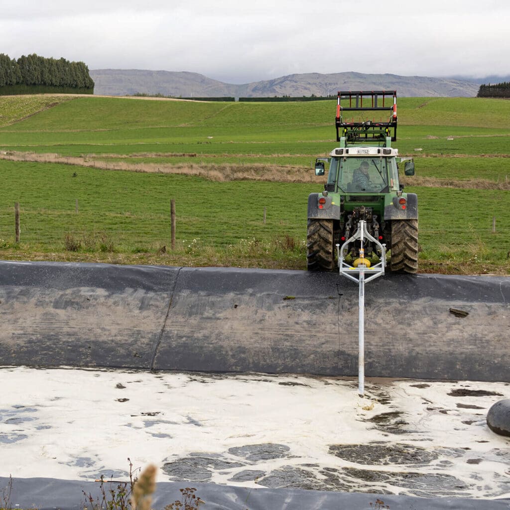 Ben and Mackenzies Nevada PTO stirrer in action