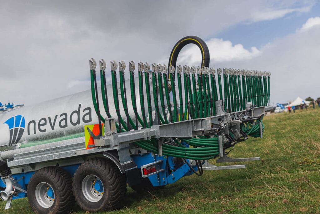 Nevada Slurry Tanker with a trailing shoe applicator