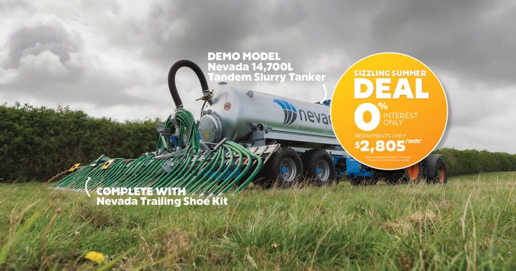 Nevada WEB Promotion Trailing Shoe 14700 Tandem Slurry Tanker