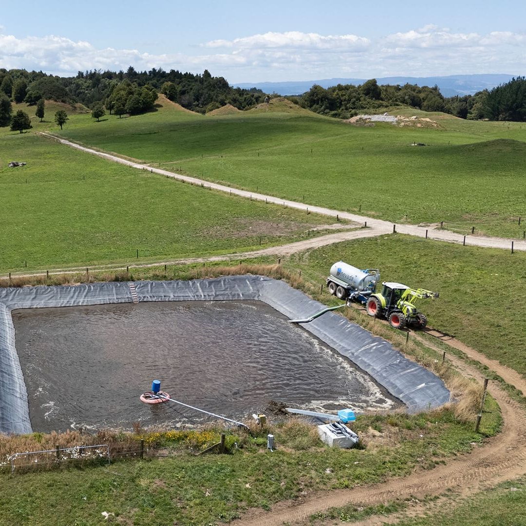 Best Practices for Managing Effluent and Stormwater 2 Lined Effluent pond with Nevada Slurry Tanker